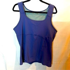 Athleta Plus Size Women’s Purple Workout Tank Top 2X